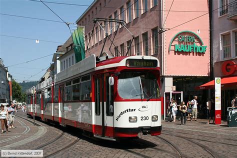 Deutschland Stra Enbahn Freiburg Im Breisgau Triebwagen