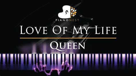 Queen Love Of My Life Piano Karaoke Sing Along Cover With Lyrics