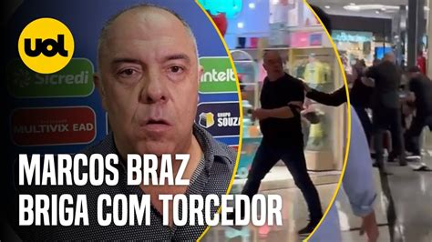 🔴 Marcos Braz Briga Com Torcedor Do Flamengo Em Shopping No Rio