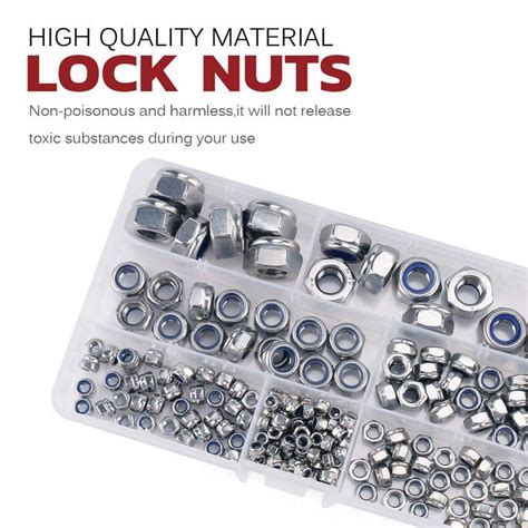 Lock Nuts Self Locking Anti Slip Locknut Stainless Steel M M M