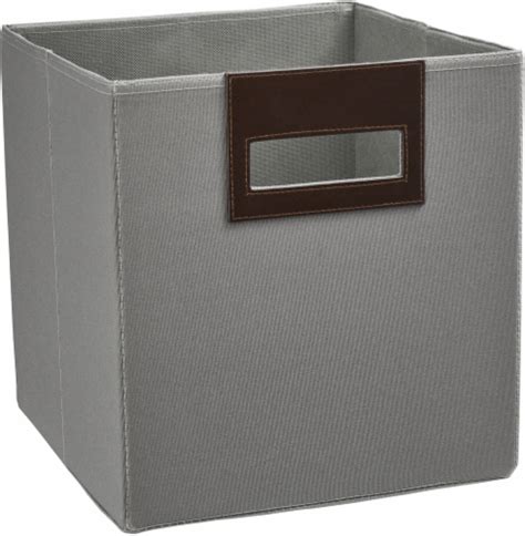 Closetmaid Decorative Storage Fabric Bin Ash Grey 11 In Ralphs