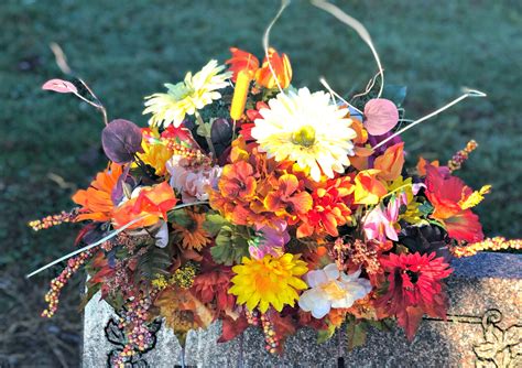 Cemetery Saddle Spring Easter Saddle Etsy Flower Display Cemetery