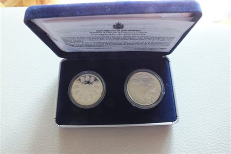 San Marino 5 Euro 10 Euro 2002 Benvenuto Euro Proof Catawiki