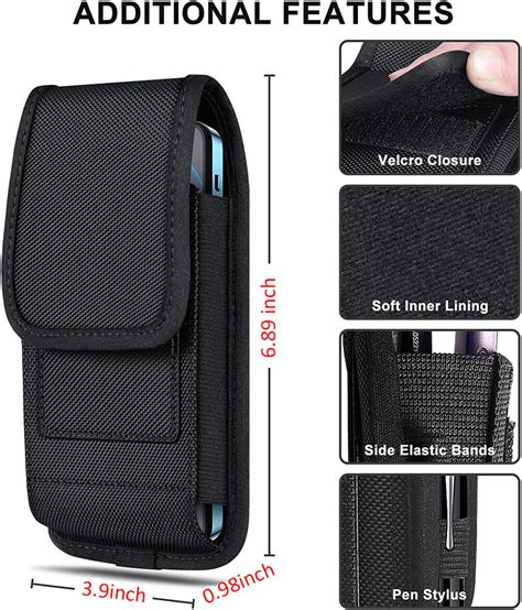 Universal Cell Phone Holder Belt Clip Loop Card Slot Pouch Bag Wallet