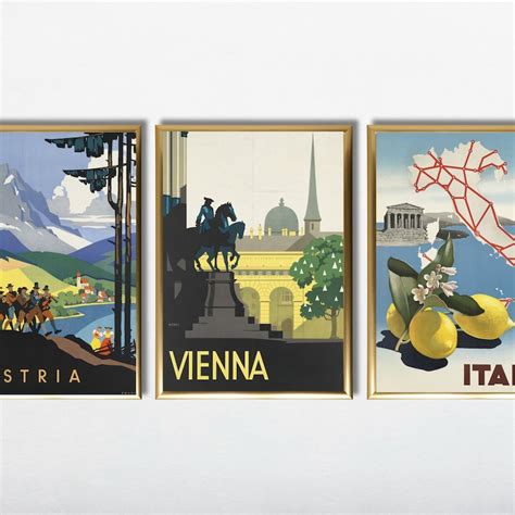 Retro Travel Poster Etsy