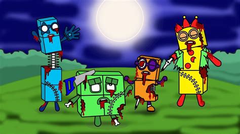 Oh No Numberblocks Turned Into Zombies Zombie Epidemic Numberblocks Fanmade Coloring Story