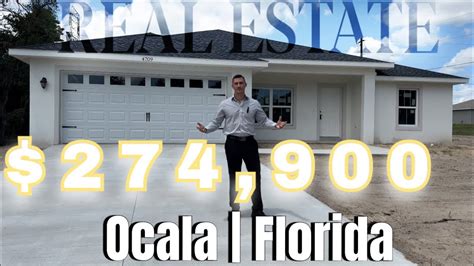 Ocala Florida New Construction Home For Sale Marion Oaks YouTube