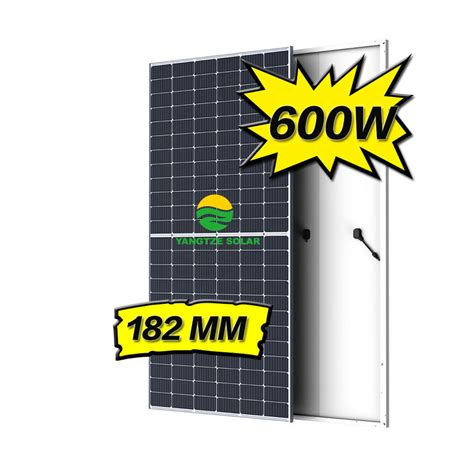 600W Polycrystalline Mono Facial Solar Panel Cells