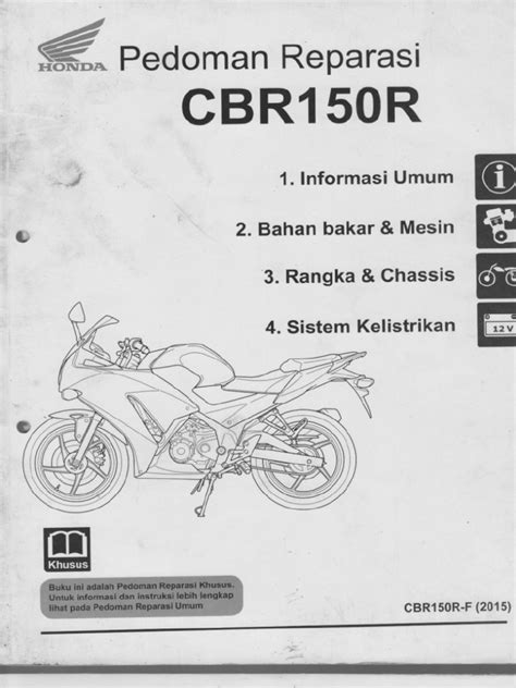 Honda Cbr 150r Cb Buku Panduan Reparasi Service Manual Pdf