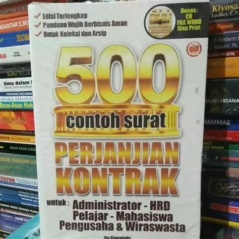 Jual Contoh Surat Perjanjian Kontrak Shopee Indonesia