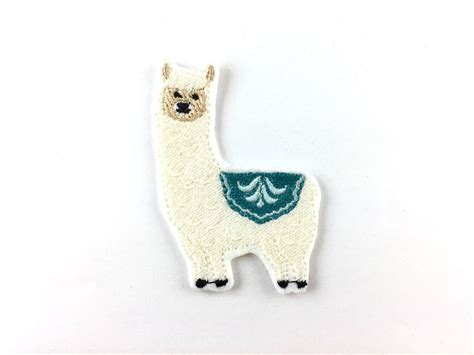 Lama Alpaka Aufnäher Bügelbild Applikation Etsy de