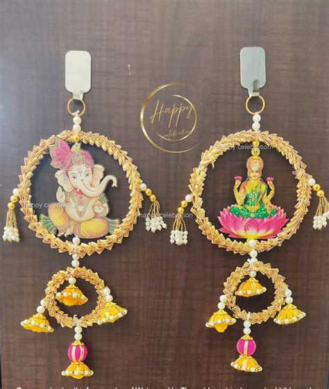 Ganesh Lakshmi Wall Hanging for Diwali Decoration,set for Temple ...