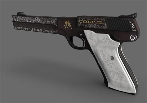 Modelado 3D - Pistola on Behance