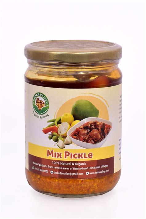 Spicy Mix Pickle Packaging Size Glass Jar 500 Gm At Rs 120 Jar In