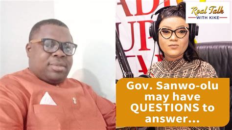 Gov Sanwo Olu May Have Questions To Answer Femi Lawson Youtube