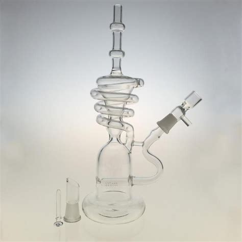 2019 Glass Bong With Inline Percolator Oil Rigs Typhoon Spiral Perc