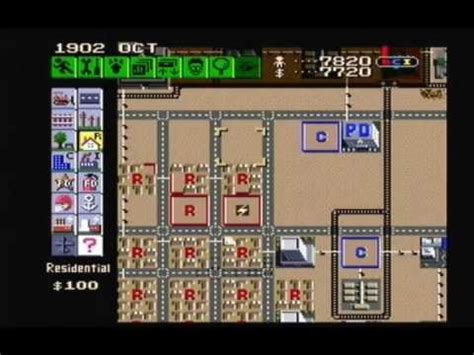 Sim City SNES Part 2 Being A Great Mayor YouTube