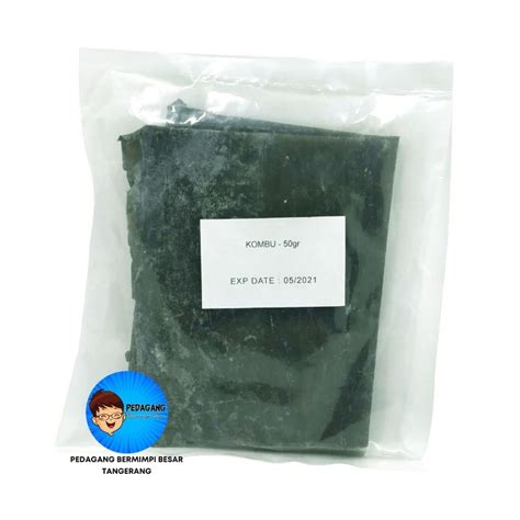 Jual Dashi Kombu 50gr Dashima Konbu Kelp Kaldu Rumput Laut