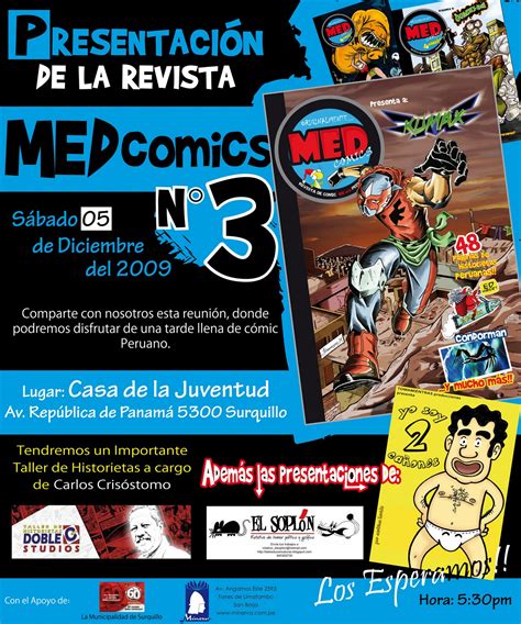 COMICS Estudio creación y difusión de la historieta MED 3 Presentación