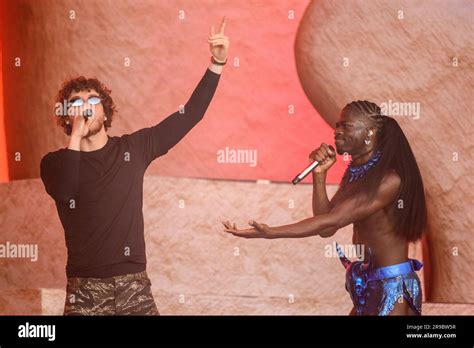 Somerset Gro Britannien Juni Lil Nas X Und Jack Harlow