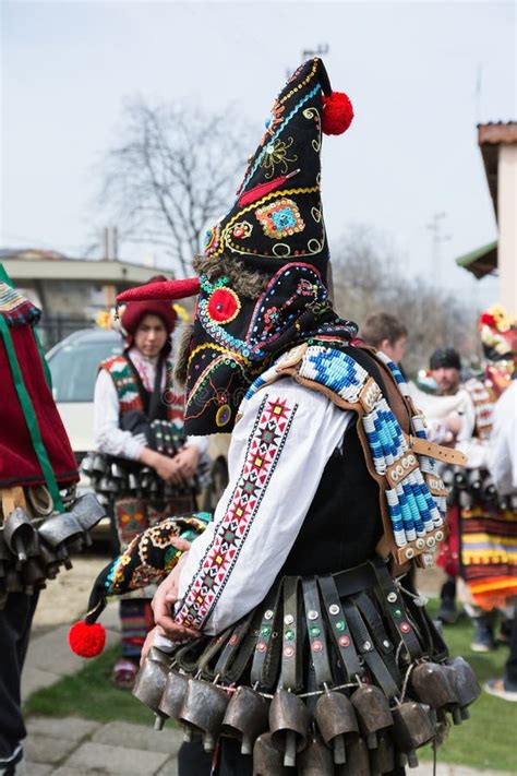 Medovo Bulgarie Mars Les Gens Dans Des Costumes De