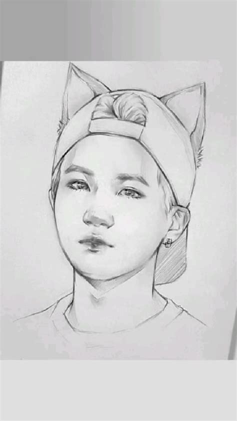 Ideas For Drawing Challenge Bts Bts Drawings Kpop Artofit