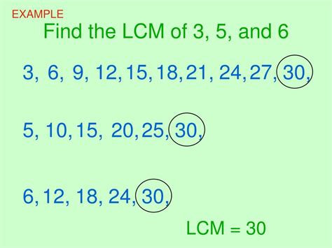 Ppt Least Common Multiples Lcm Powerpoint Presentation 42 Off