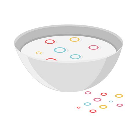 cereal in bowl illustration 39599951 Vector Art at Vecteezy