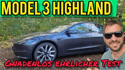 Probefahrt Mit Tests Im Neuen Tesla Model Highland Elektromobilit T