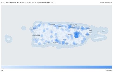 Highest Population Density In Puerto Rico By City Zip Atlas