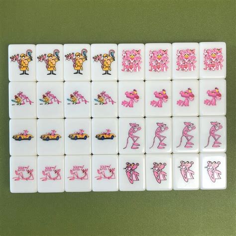 Seaside Escape Tile Game Pink Panther Blocks X Large Mahjong For