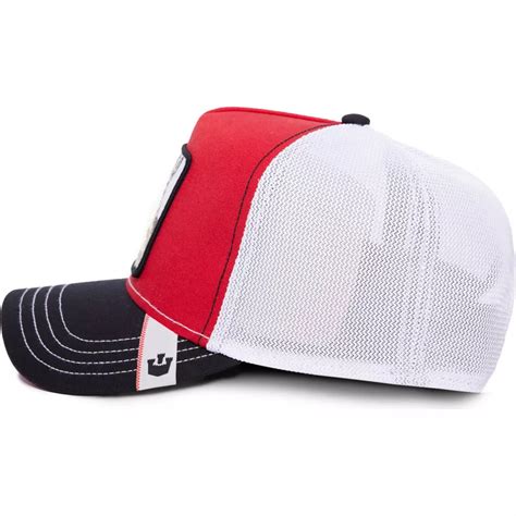 Gorra Trucker Roja Blanca Y Negra Cabra GOAT MV Butter The Farm MVP De