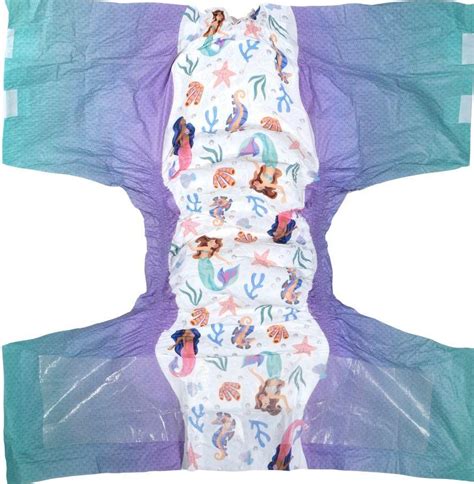 Rearz Mermaid M Adult Diaper Abdl Health Nutrition Assistive