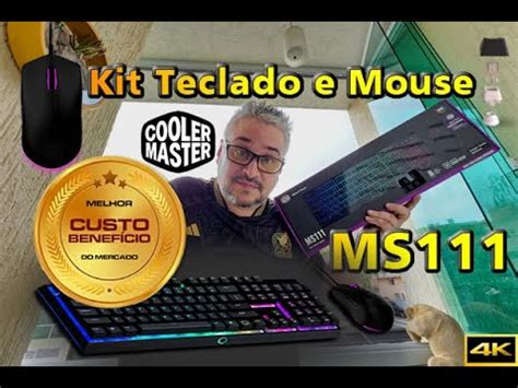 O Melhor Custo Benefício o Kit Teclado e Mouse Gamer Cooler Master