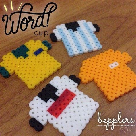 100+ best SPORTS ITEMS - PERLER BEADS images on Pinterest | Football ...