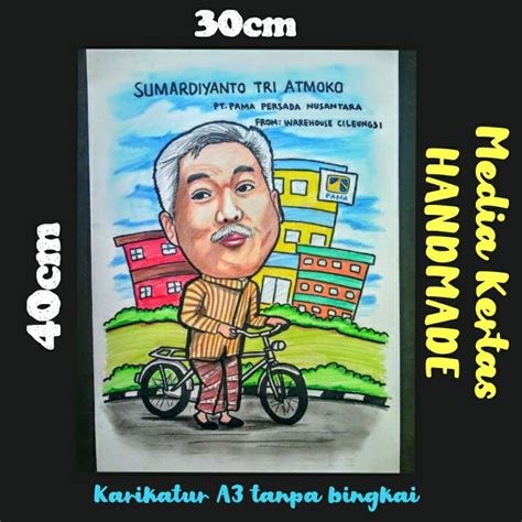 Jual KARIKATUR KERTAS A3 Tanpa Bingkai Shopee Indonesia