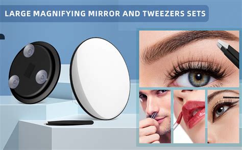 Suupvaor Magnifying Mirror X With Suction Cups Cm Travel X