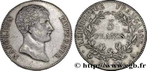 Francs Napol On Empereur Type Interm Diaire Paris F Fmd