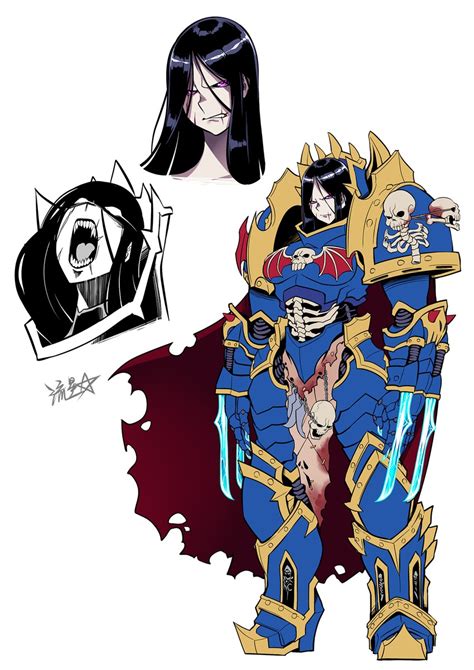 Konrad Curze Warhammer 40k Drawn By Ryuusei Mark Ii Danbooru