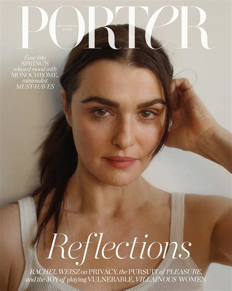 Rachel Weisz by Yulia Gorbachenko for Porter Magazine April 2023 - Fashion Editorials - Minimal ...