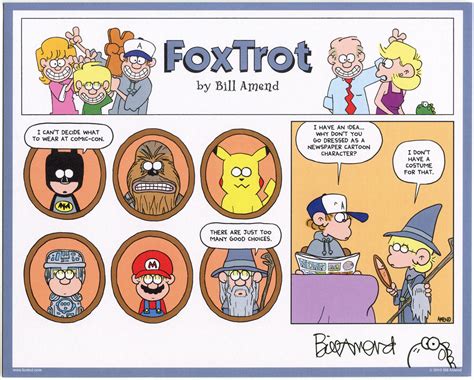 Conventional Attiresigned Print Foxtrot Comic By Bill Amend The