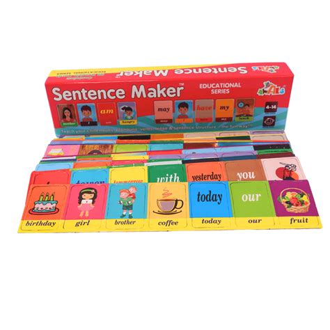 Sentence Maker Flash Cards With 90 Durable Cards Kids Bestie