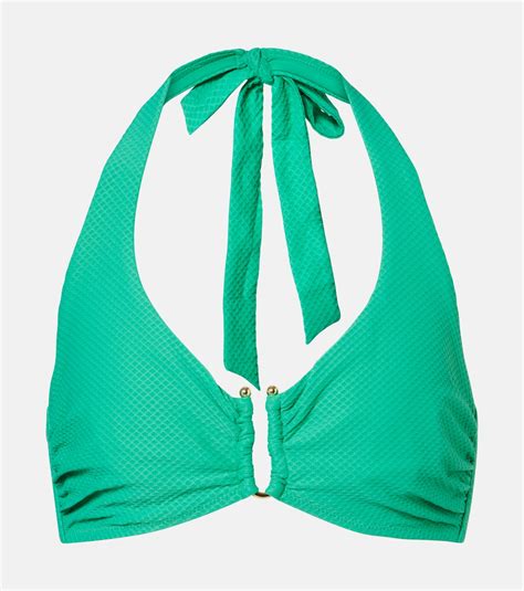 Jade Bikini Top In Green Heidi Klein Mytheresa