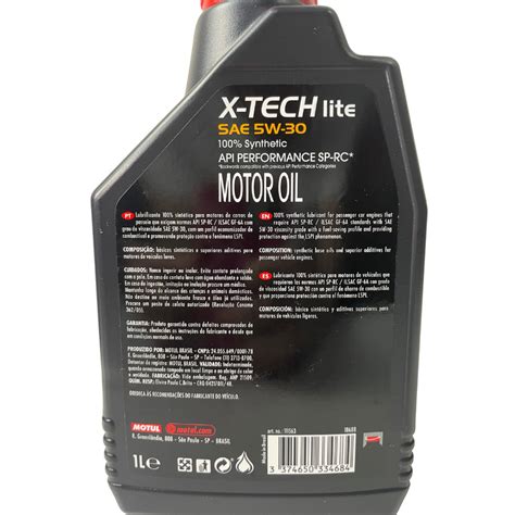 Leo Motor Motul X Tech Lite W Fast Oleo Lubrificantes Loja De