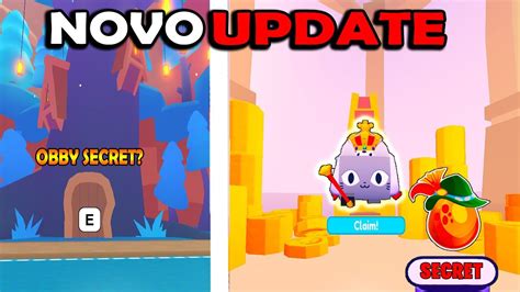 Nova Obby Secreta E Novo Ovo Secreto No Pet Simulator Tudo Sobre O