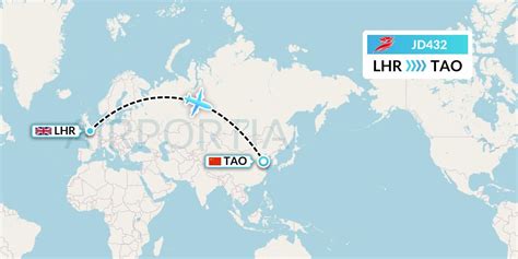 JD432 Flight Status Capital Airlines London To Qingdao CBJ432