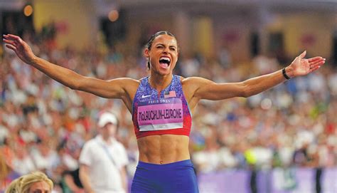 Sydney Mclaughlin Levrone Breaks World Record To Win Another Olympic