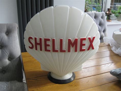 Shellmex Petrol Globe By Hailware Date Geo Auto History