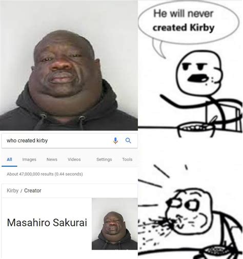 The Creator Of Kirby Meme - Captions Quotes