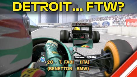 Benetton B Formula Rss At Detroit In Assetto Corsa Vr Youtube